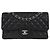 Chanel Timeless - Classic Double Flap Quilted Caviar Medium Nero