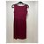 Autre Marque Vestido cruzado Armani Collezioni de seda granate - vista 2