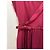 Autre Marque Vestido cruzado Armani Collezioni de seda granate - vista 3