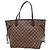 Cabas Louis Vuitton Neverfull Damier MM Marron - vue 2