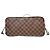 Cabas Louis Vuitton Neverfull Damier MM Marron - vue 3