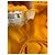 Vestido Mini Amarillo Met con Cristales Decorativos - vista 6