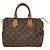 Borsa Louis Vuitton Speedy Monogram Canvas 25 Marrone - vista 2