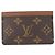 Tarjetero Monogram Louis Vuitton Castaño