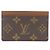 Tarjetero Monogram Louis Vuitton Castaño