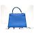 Hermès Borsa Hermes Kelly Blue Courchevel con Hardware Oro 32 - vista 2
