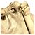 Chanel Vintage Triple Coco CC Logo Drawstring Bag Beige - view 5
