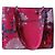 Borsa Guess stampa floreale rosa e rossa Rosso - vista 5