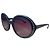 Moschino Occhiali da sole rotondi con cuciture bianche Nero - vista 2