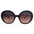 Moschino Occhiali da sole rotondi con cuciture bianche Nero - vista 4