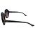 Moschino Occhiali da sole rotondi con cuciture bianche Nero - vista 5