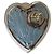 Orecchini a lobo Gucci 925 Interlocking G Heart Blu chiaro - vista 11