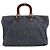 Fendi Vintage Denim Tote Bag Marineblau