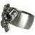 Chanel Ring mit Strass-Schleifenmotiv Silber - Ansicht 2