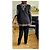 Giacca Etro nera con ricamo multicolore Nero - vista 7