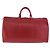 LOUIS VUITTON Epi Keepall 50 Boston Bag Red M42967 LV Auth 187026 Rosso - vista 2