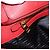 Borsa Tote PRADA in pelle rosso oro Auth 186125A D'oro - vista 21