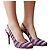 Missoni Décolleté slingback a righe Marrone Nero Rosa Bianco - vista 2