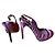 Missoni Décolleté slingback a righe Marrone Nero Rosa Bianco - vista 7