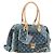 LOUIS VUITTON Monogram Patchwork Denim Bowery Bag Blue M95376 LV Auth am11889SM Azul