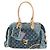 LOUIS VUITTON Monogram Patchwork Denim Bowery Bag Blue M95376 LV Auth am11889SM Azul - vista 13