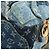 LOUIS VUITTON Monogram Patchwork Denim Bowery Bag Blue M95376 LV Auth am11889SM Azul - vista 14