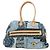 LOUIS VUITTON Monogram Patchwork Denim Bowery Bag Blue M95376 LV Auth am11889SM Azul - vista 2