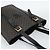 Céline Borsa Tote CELINE Macadam in tela PVC e pelle nera e oro Auth 185998 Nero D'oro - vista 6