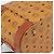 MCM Vicetos Logogram Vanity Hand Bag PVC Leather 2way Brown Gold Auth SW2380A Golden - view 15
