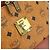 MCM Vicetos Logogram Vanity Hand Bag PVC Leather 2way Brown Gold Auth SW2380A Golden - view 16