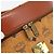 MCM Vicetos Logogram Vanity Hand Bag PVC Leather 2way Brown Gold Auth SW2380A Golden - view 17