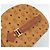 MCM Vicetos Logogram Vanity Hand Bag PVC Leather 2way Brown Gold Auth SW2380A Golden - view 6