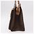 Céline Borsa Tote CELINE Macadam in tela PVC e pelle marrone beige oro Autentica am11883V D'oro - vista 4