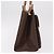 Céline Borsa Tote CELINE Macadam in tela PVC e pelle marrone beige oro Autentica am11883V D'oro - vista 5