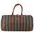 Pequin FENDI Boston Bag aus Pecan Canvas PVC Schwarz Braun Authentisch am11753 - Ansicht 13