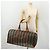 Pequin FENDI Boston Bag aus Pecan Canvas PVC Schwarz Braun Authentisch am11753 - Ansicht 26