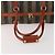 Pequin FENDI Boston Bag aus Pecan Canvas PVC Schwarz Braun Authentisch am11753 - Ansicht 7