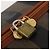 Pequin FENDI Boston Bag aus Pecan Canvas PVC Schwarz Braun Authentisch am11753 - Ansicht 9