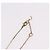 Chloé Collana Chloe metallo Gold Auth SW2372 D'oro - vista 13