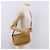 Borsa a Spalla LOEWE Anagram in Pelle Beige Oro Auth 186856 D'oro - vista 21
