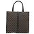 Borsa Tote GUCCI GG Canvas Jackie Dark Brown Silver 002 1064 3444 Auth 187330 - vista 3