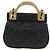 CHANEL Matelasse Chain Shoulder Pouch Lamb Skin 2way Black CC Auth 185439SAM Nero D'oro - vista 3