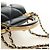 CHANEL Matelasse Chain Shoulder Pouch Lamb Skin 2way Black CC Auth 185439SAM Nero D'oro - vista 7
