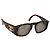 CHANEL COCO Sonnenbrille aus Kunststoff Braun CC Auth 186283