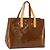 LOUIS VUITTON Borsa Monogram Vernis Reade PM Bronze M91146 LV Auth BA13463 Bronzo