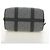 Borsa Boston Christian Dior Trotter Canvas 2way Grigio Argento Auth 184998SM Marrone - vista 12