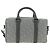 Borsa Boston Christian Dior Trotter Canvas 2way Grigio Argento Auth 184998SM Marrone - vista 3
