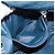 Bolso de Hombro con Cadena PRADA de Cuero Azul Plata Auth 186890V - vista 25