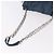 Bolso de Hombro con Cadena PRADA de Cuero Azul Plata Auth 186890V - vista 7