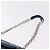 Bolso de Hombro con Cadena PRADA de Cuero Azul Plata Auth 186890V - vista 8